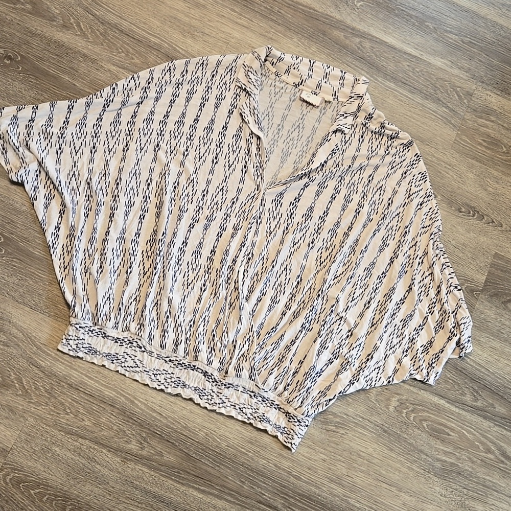 Anthro Postmark Ikat Batwing Blouse XS:S